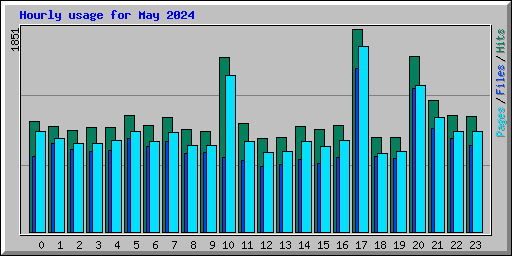 Hourly usage for May 2024